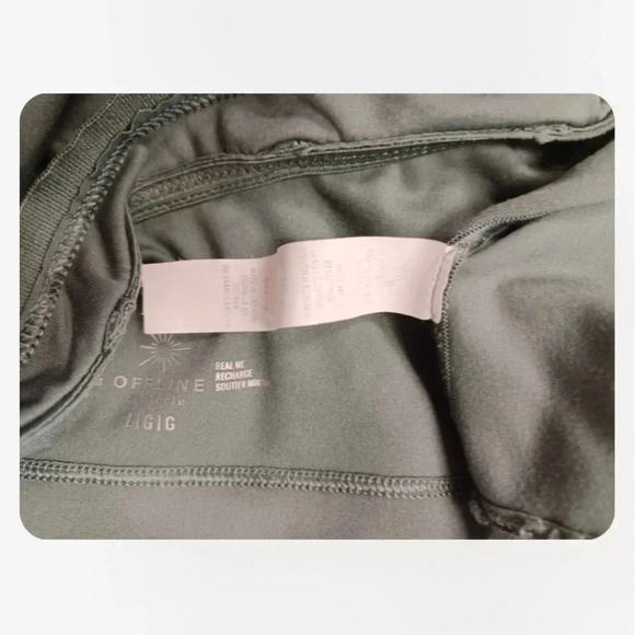 Aerie Offline Real Me Recharge Least Support Olive Bra Size Large - Picture 5 of 6